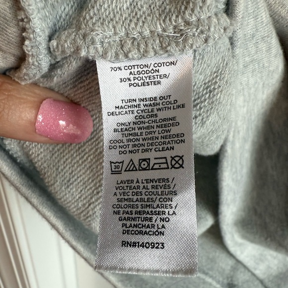 LOFT Gray Embellished Long Sleeve Top - Picture 6 of 6